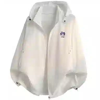 王者荣耀 曜款 山系户外凉感吸湿排汗薄款印花运动训练跑步皮肤衣亲肤舒适开衫休闲宽松纯色连帽防晒服 男女同款