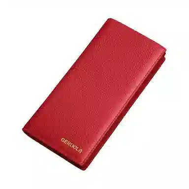 歌若拉 长款多卡位 头层牛皮革 钱夹钱包 常规 女款 多色