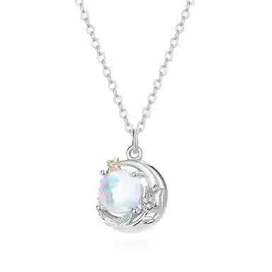 【 S925 玫瑰星球】 七好美银 精致轻奢时尚优雅森系小清新 简约小众气质高级感设计 日常约会通勤百搭锁骨链 银 项链 女款