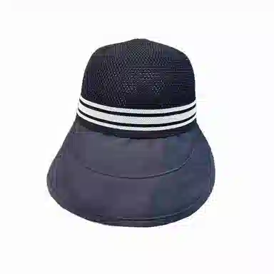 北极绒 夏季时尚百搭遮阳可挂口罩速干透气户外出游大帽檐 聚酯纤维 帽子 男女同款情侣款