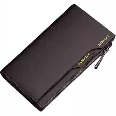 歌若拉 多功能 头层牛皮 商务钱包 常规 男款 多色