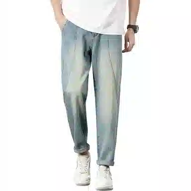 布客行 美式百搭多风格长裤牛仔裤 男款