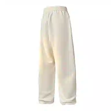 兰缪 美式复古日系简约纯色高街风潮流基础款山系户外日常通勤运动舒适宽松清爽透气百搭柔软亲肤直筒裤垂感系带长裤休闲裤 男女同款