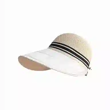 北极绒 夏季时尚百搭遮阳可挂口罩速干透气户外出游大帽檐 聚酯纤维 帽子 男女同款情侣款