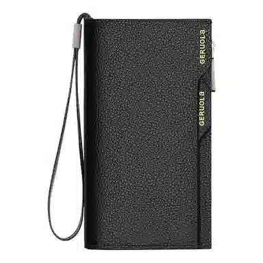 歌若拉 多功能 头层牛皮 商务钱包 常规 男款 多色