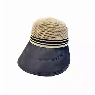 北极绒 夏季时尚百搭遮阳可挂口罩速干透气户外出游大帽檐 聚酯纤维 帽子 男女同款情侣款