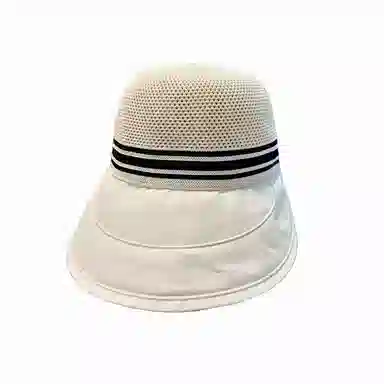 北极绒 夏季时尚百搭遮阳可挂口罩速干透气户外出游大帽檐 聚酯纤维 帽子 男女同款情侣款