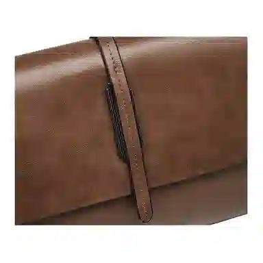 老人头 时尚百搭通勤复古耐用简约中年妈妈款 牛皮配超纤 单肩手拎腋下斜挎包 女款