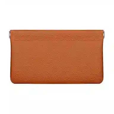 歌若拉 自动闭合 头层牛皮 收纳零钱包 常规 男女同款情侣款 多色