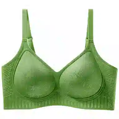 兰缪 新中式浮雕提花舒适透气凉感聚拢承托侧收文胸 女款