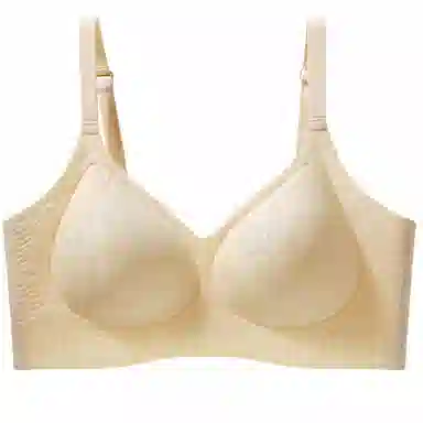 兰缪 新中式浮雕提花舒适透气凉感聚拢承托侧收文胸 女款