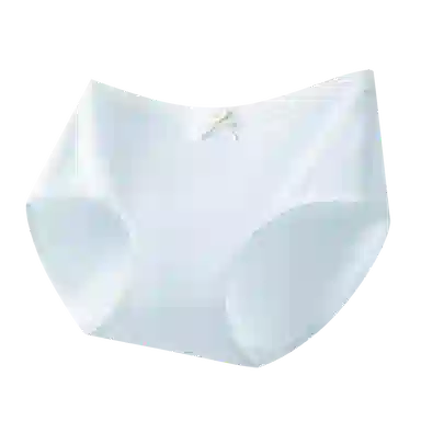 二三二三 纯色简约抑菌透气不卡档不夹臀不勒肉无痕舒适柔软三角裤高弹力不卷边亲肤时尚知性优雅可爱俏皮蝴蝶结内裤 女款