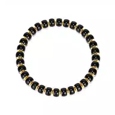 钰澜文玩 龙虎山界守战甲系列-「金盾·玄甲」设计师款-提镶嵌#好运 椰蒂 手串 男女同款情侣款