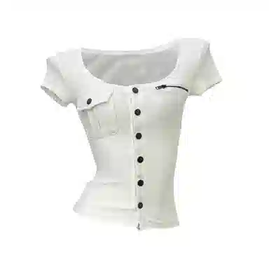 YGPRW Slim U-Neck Tee Women