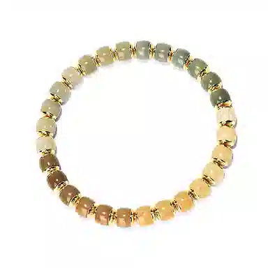 钰澜文玩 龙虎山界守战甲系列-「金盾·彩虹糖」原创设计师款佛珠转运珠#好运 菩提根 手串 男女同款情侣款