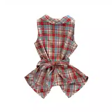 识恩 时尚合身系带背心 女款