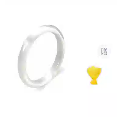 爱恋珠宝 库里蓝玉镯 玉见美好新中式国潮古风一步一响汉服清冷感手饰 远山黛冰透玛瑙 玉髓 手镯 女款