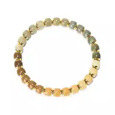 钰澜文玩 龙虎山界守战甲系列-「金盾·彩虹糖」原创设计师款佛珠转运珠#好运 菩提根 手串 男女同款情侣款