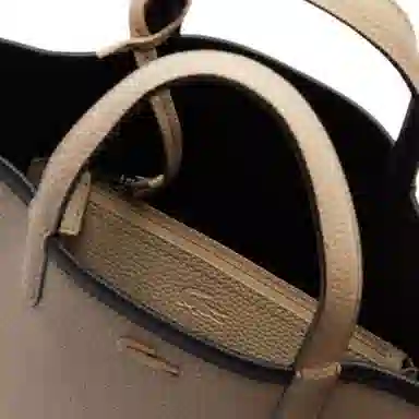 Lacoste Anna Tote Bag Black Khaki