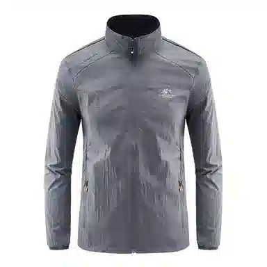 老爷车 户外休闲轻薄立领纯色防晒服 男款