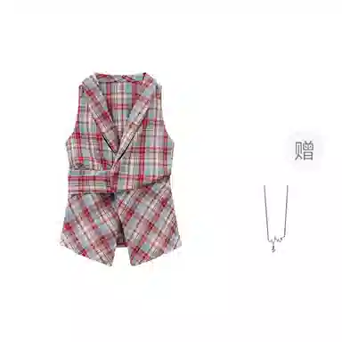 识恩 时尚合身系带背心 女款