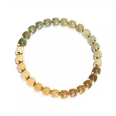 钰澜文玩 龙虎山界守战甲系列-「金盾·彩虹糖」原创设计师款佛珠转运珠#好运 菩提根 手串 男女同款情侣款