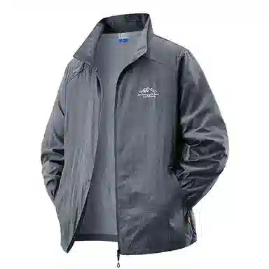 老爷车 户外休闲轻薄立领纯色防晒服 男款