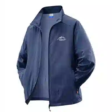 老爷车 户外休闲轻薄立领纯色防晒服 男款