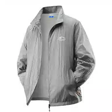 老爷车 户外休闲轻薄立领纯色防晒服 男款