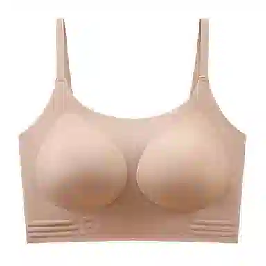 蒄趣 隐形美背无痕小胸聚拢显大收副乳薄款运动舒适文胸 女款 组合装