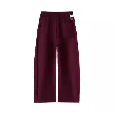 大卫贝肯 美式复古高街韩系痞帅基础款小众高级感设计时尚潮流个性日常宽松直筒垂感百搭凉感弯刀西装裤 男女同款