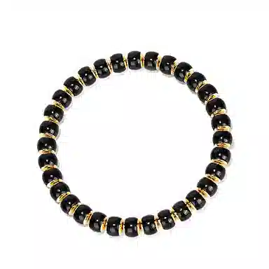 钰澜文玩 龙虎山界守战甲系列-「金盾·玄甲」设计师款-提镶嵌#好运 椰蒂 手串 男女同款情侣款