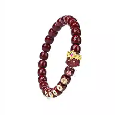 钰澜文玩 财神降瑞镶嵌单圈#好运 星月菩提 手串 男女同款情侣款