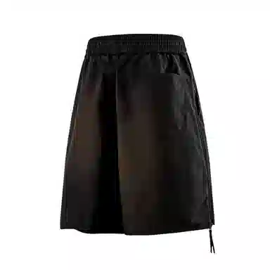 兰缪 美式复古日系简约高街风潮流基础款日常通勤山系户外运动舒适宽松清爽透气百搭柔软亲肤纯色垂感直筒系带休闲短裤 男女同款