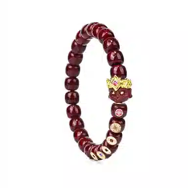 钰澜文玩 财神降瑞镶嵌单圈#好运 星月菩提 手串 男女同款情侣款