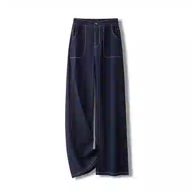 潞优野 薄款高腰舒适牛仔裤 女款