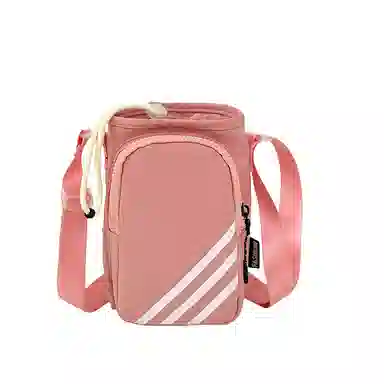 笛贝嘉 水杯包轻便束口户外旅行通勤斜挎包骑行小包 尼龙 手机包 常规 男女同款情侣款 多色