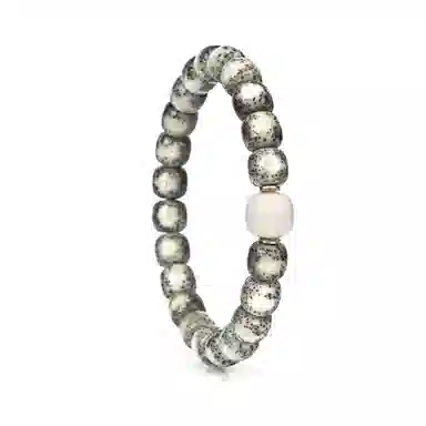 钰澜文玩 小冰糖眼睛老型隔珠搭配款佛珠手把件#好运 星月菩提 手串 男女同款情侣款