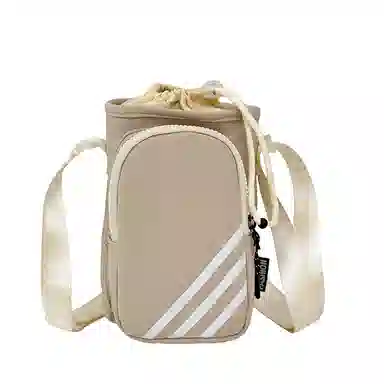 笛贝嘉 水杯包轻便束口户外旅行通勤斜挎包骑行小包 尼龙 手机包 常规 男女同款情侣款 多色