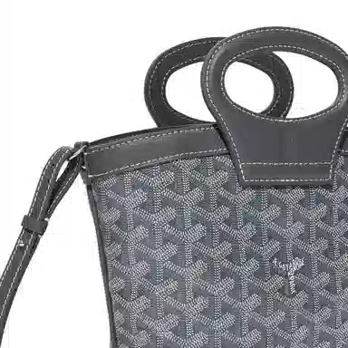 GOYARD Beluga Canvas Mini Bag Gray