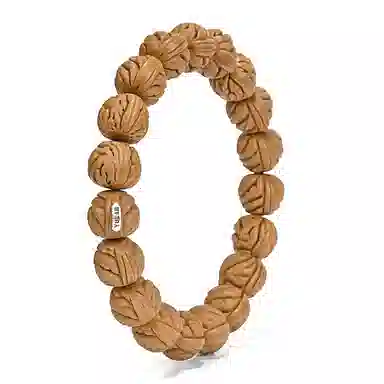 钰澜文玩 龙虎山秦岭粗龙筋手工微倒角单圈#好运 桃核 手串 男女同款情侣款