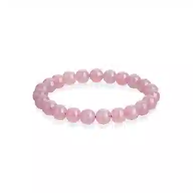 饰伴 霓裳羽衣 时尚简约 可爱系 高级质感 小众设计#好运 日常百搭 粉水晶 手串 男女同款情侣款