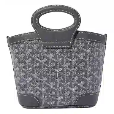 GOYARD Beluga Canvas Mini Bag Gray