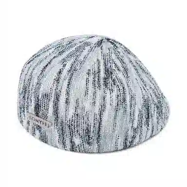 艾佳微 复古条纹画家帽 显脸小时尚百搭高级感 涤纶 贝雷帽 女款