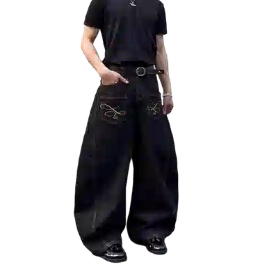 PANDA ADEVIL Cleanfit Wide Leg Jeans