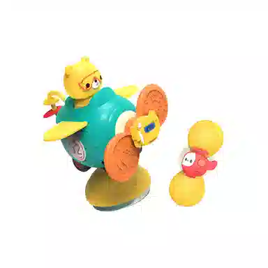 咕轹 卡通造型飞机指尖陀螺转转乐 玩偶