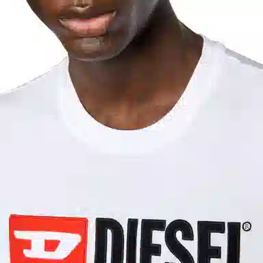 Diesel SS23 Logo Print T-Shirt White