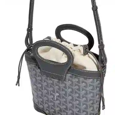 GOYARD Beluga Canvas Mini Bag Gray