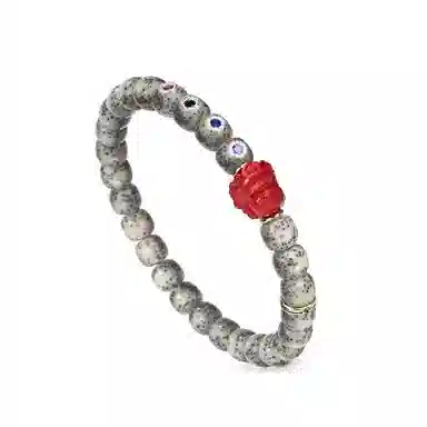 钰澜文玩 黄财呆搭配款毛感料镶嵌#好运 星月菩提 手串 男女同款情侣款