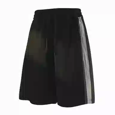 颂希尔 美式潮牌撞色条纹纯色抽绳运动裤夏季百搭宽松直筒五分裤休闲短裤 男女同款